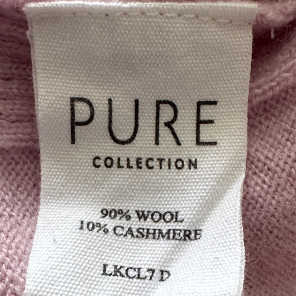 Pure Collection Soft Pink Open Cardigan - Picture 4 of 6